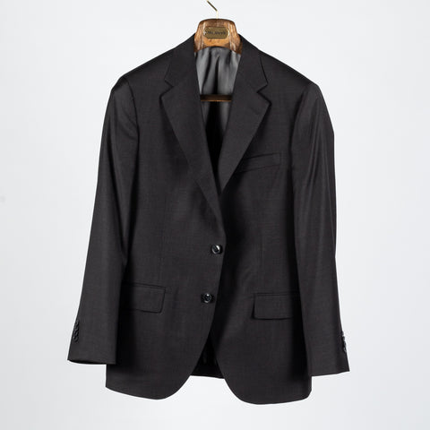 Empire Charcoal Wool Suit - Wool, Made In Canada