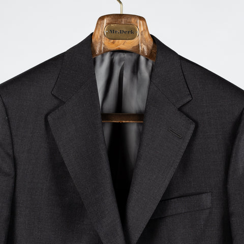 Empire Charcoal Wool Suit - Wool, Made In Canada - View 7