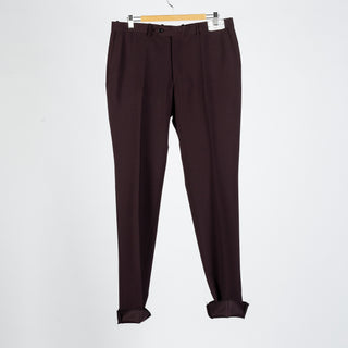 Empire Burgundy Wool Suit - Navy, Wool, Made In Canada - View 9