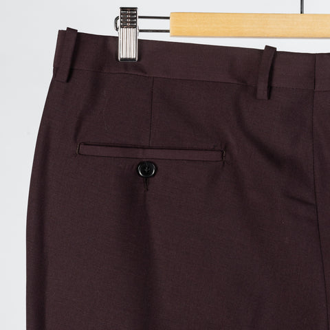 Empire Burgundy Wool Suit - Navy, Wool, Made In Canada - View 13