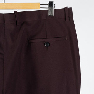 Empire Burgundy Wool Suit - Navy, Wool, Made In Canada - View 14