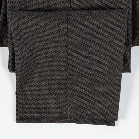Alberto Textured Charcoal 1440 Lou Trousers - Tan, Polyester, Viscose, Stretch, Slim Fit - Alternate View