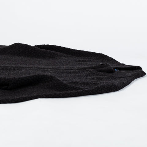 PYA Charcoal Merino Bubble Stitch Full Zip Cardigan - Wool, Merino, Regular Fit, Knit - View 8