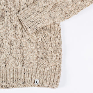 Peregrine Beige Lewis Zip Wool Sweater 3