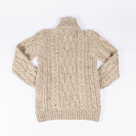 Peregrine Beige Lewis Zip Wool Sweater 4