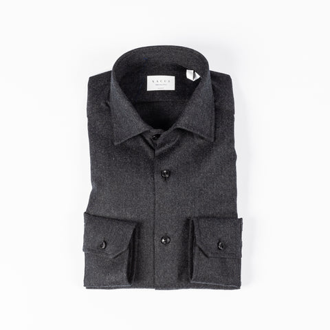 Charcoal Merino Wool Dress Shirt – Mr.Derk Charcoal Merino Wool Dress Shirt – Mr.Derk