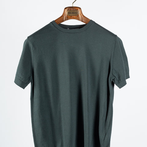 Crossley Forest Green Knit T-Shirt 5