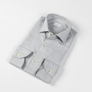 Xacus Pale Grey Tailored Fit Dress Shirt 3