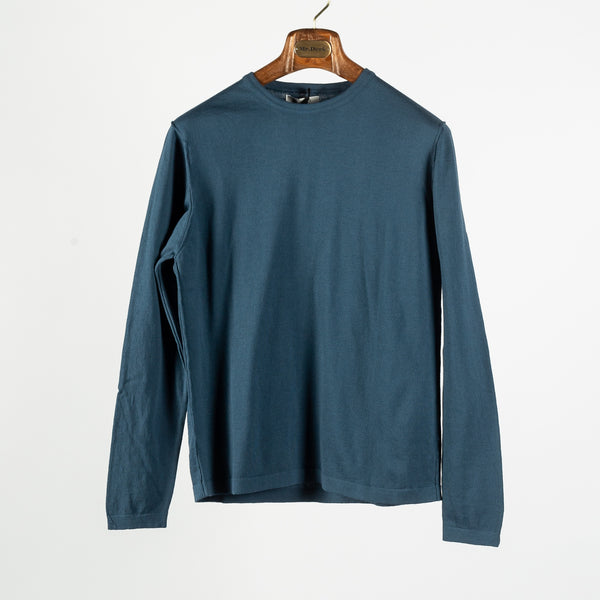 Steel Blue Long Sleeve T-Shirt
