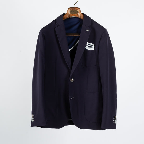 Navy Luxe Stretch Blazer