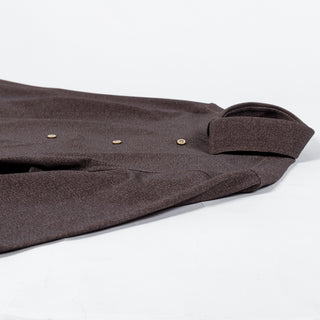 Blue Industry Brown Herringbone Stretch Dress Shirt - Nylon, Stretch, Slim Fit - View 8