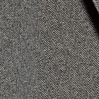 Blue Industry Green Herringbone Stretch Dress Shirt - Nylon, Stretch, Slim Fit - Alternate View
