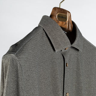 Blue Industry Green Herringbone Stretch Dress Shirt - Nylon, Stretch, Slim Fit - Detail View