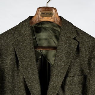 Barbour Olive Armstrong Blazer - Wool, Cotton, Jersey, Tapered, Made In Portugal - View 7