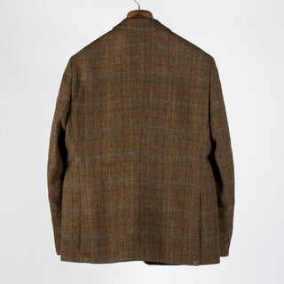 Barbour Brown Sullivan Check Blazer - Wool, Viscose, British, Made In England - View 5