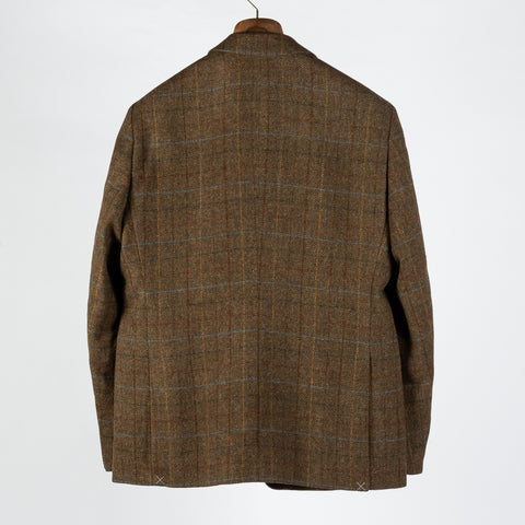 Barbour Brown Sullivan Check Blazer - Wool, Viscose, British, Made In England - View 5