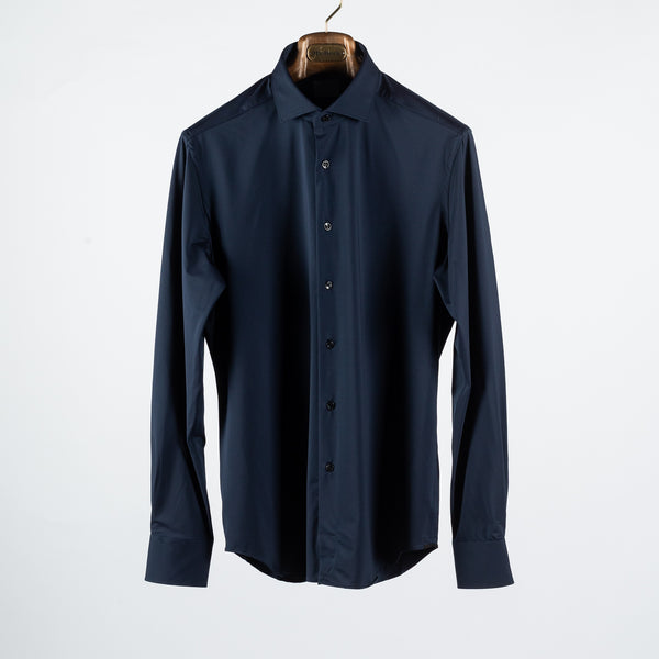 Navy Stretch Active Dress Shirt
