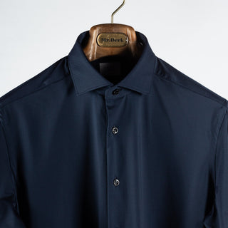 Navy Stretch Active Dress Shirt — Mr. Derk