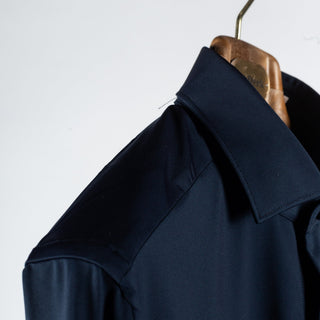 Navy Stretch Active Dress Shirt — Mr. Derk