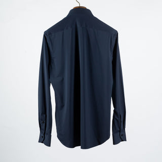 Navy Stretch Active Dress Shirt — Mr. Derk