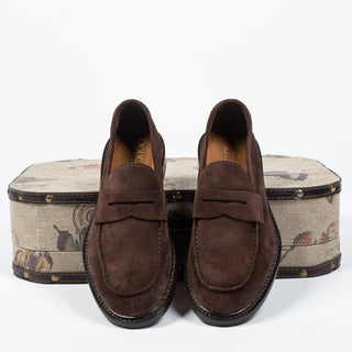 Doucal’s Brown Unlined Suede Loafers 2