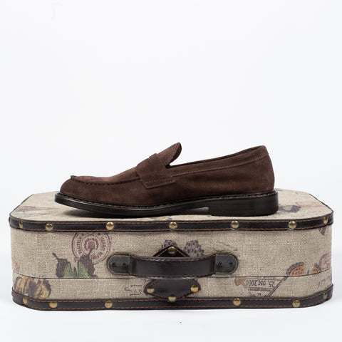 Doucal’s Brown Unlined Suede Loafers 3