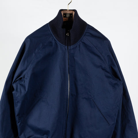 Dehen 1920 Regal Blue Dry Wax Pilot Jacket 6