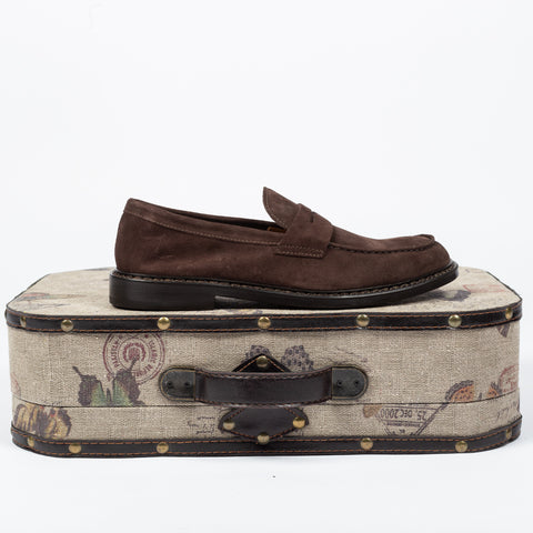 Doucal’s Brown Unlined Suede Loafers 4