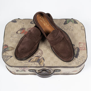 Doucal’s Brown Unlined Suede Loafers 8
