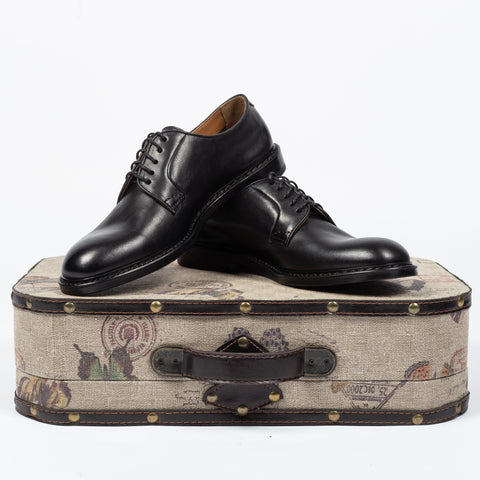 Doucal’s Black Unlined Leather Derby 7