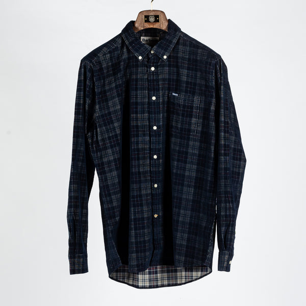 Navy Check Southfield Button Down Shirt