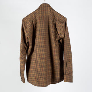 Barbour Brown Henderson Thermo Weave Button Down Shirt - Twill, Polyester, Check - View 5