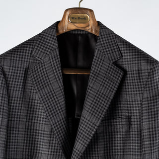 Empire Charcoal Checked Soft Constructed Blazer 8