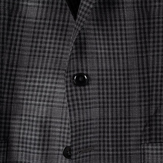 Empire Charcoal Checked Soft Constructed Blazer 5