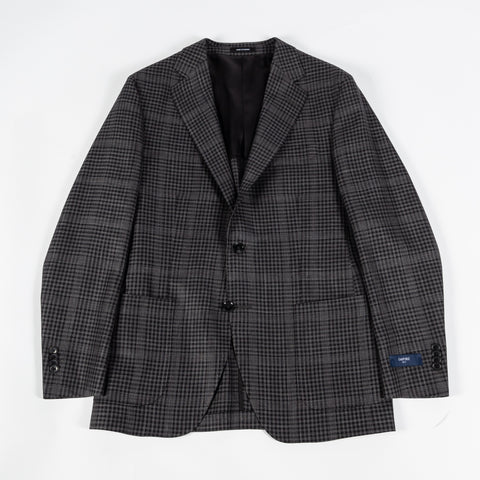 Empire Charcoal Checked Soft Constructed Blazer 9
