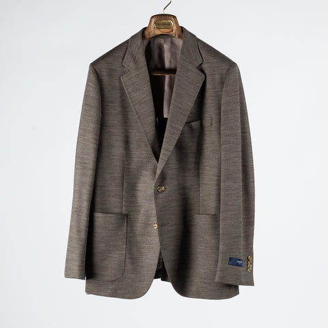 Empire Brown Summer Soft Constructed Blazer 1