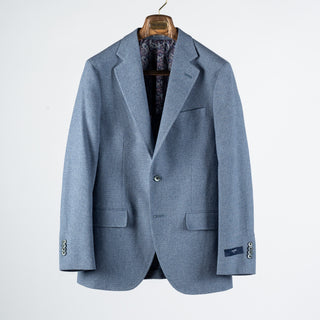 Empire Light Blue Summer Soft Constructed Blazer 1