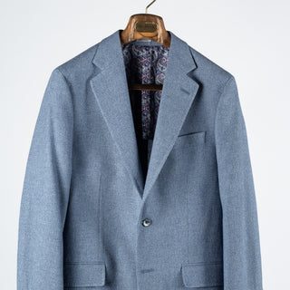 Empire Light Blue Summer Soft Constructed Blazer 7