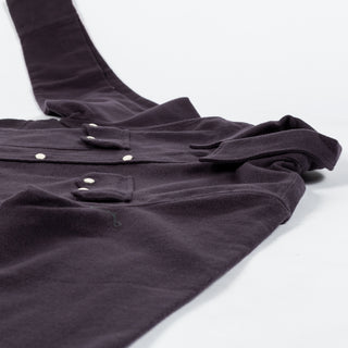 Wythe Night Sky Moleskin Pearlsnap Shirt - Red, Cotton, Denim - View 8