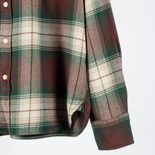Grizzly Shadow Plaid Washed Flannel Workshirt - Mr.Derk