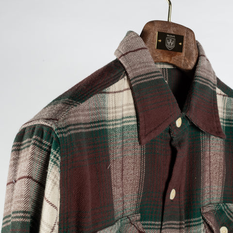 Grizzly Shadow Plaid Washed Flannel Workshirt - Mr.Derk