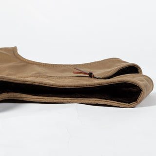 Wythe Faded Olive Deck Vest - Tan, Wool, Cotton, Flannel - View 8