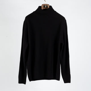 Stenstroms Black Chunky Merino Wool Turtleneck Sweater - Wool, Merino, Knit