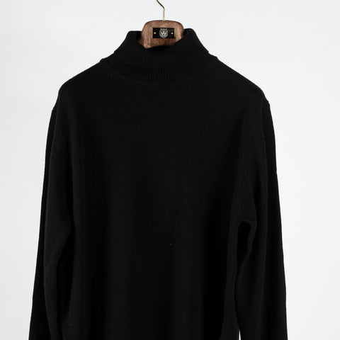 Stenstroms Black Chunky Merino Wool Turtleneck Sweater - Wool, Merino, Knit - View 6