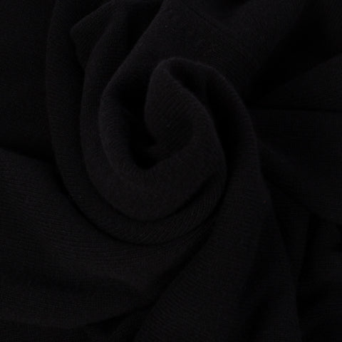 Stenstroms Black Chunky Merino Wool Turtleneck Sweater - Wool, Merino, Knit - Alternate View
