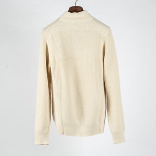 Cream Alpaca Submariner Henley - Mr.Derk