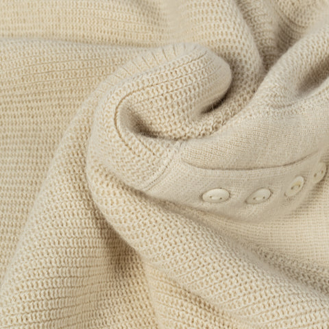Cream Alpaca Submariner Henley - Mr.Derk