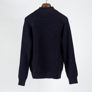 Vintage Navy Alpaca Submariner Henley - Mr.Derk