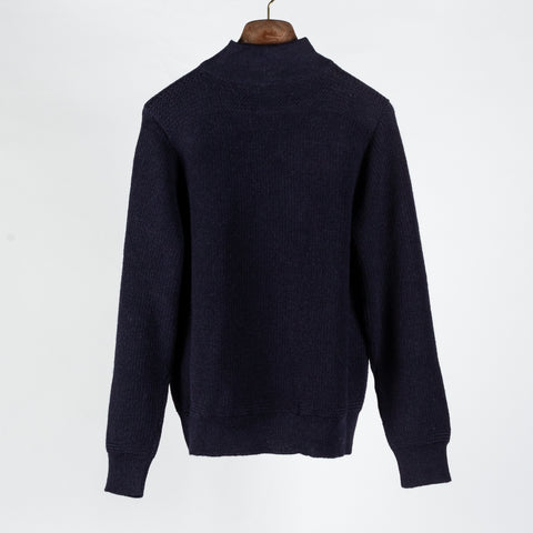 Vintage Navy Alpaca Submariner Henley - Mr.Derk