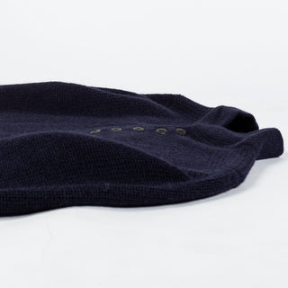Vintage Navy Alpaca Submariner Henley - Mr.Derk